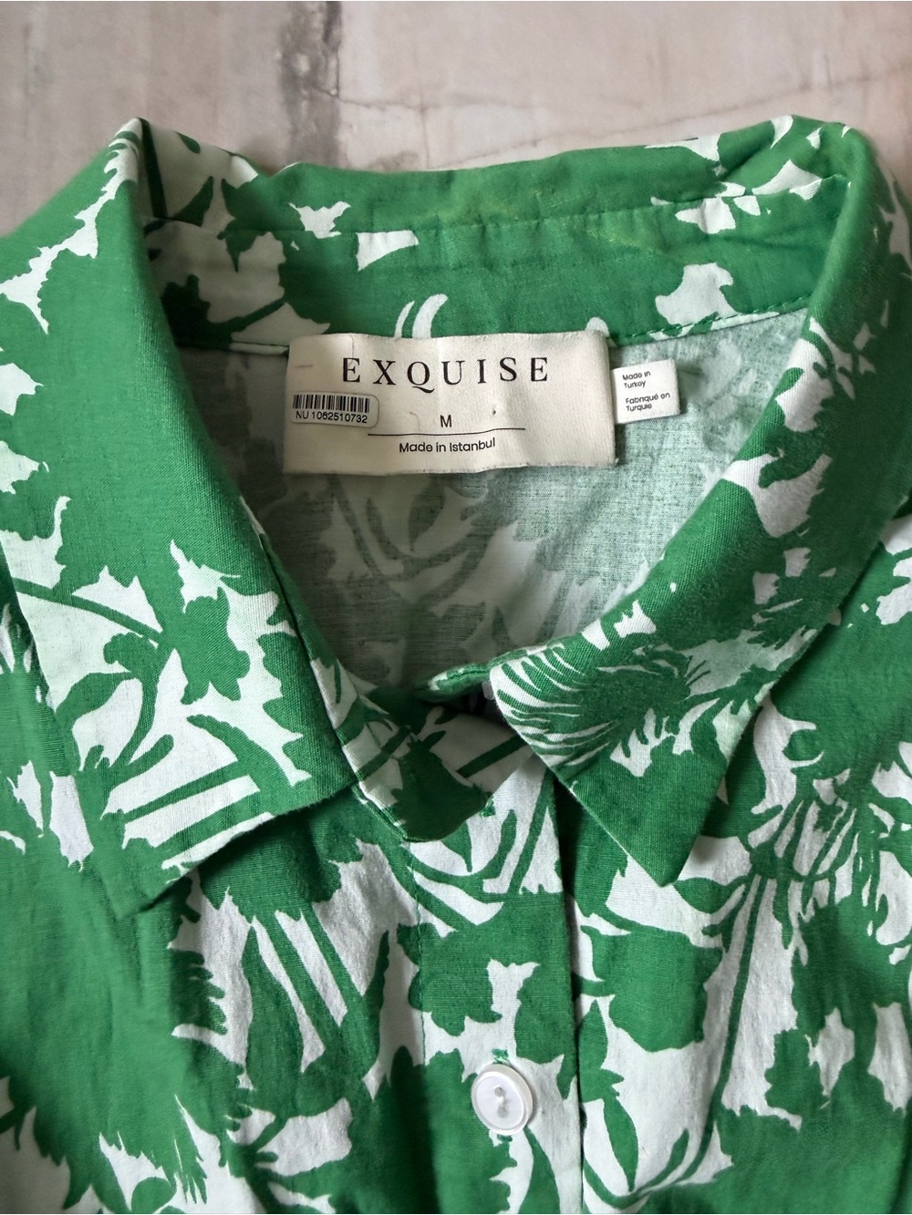 Anthropologie The Tobie Short-Sleeve Pleated Blouse by Exquise sz M - Picture 4 of 9